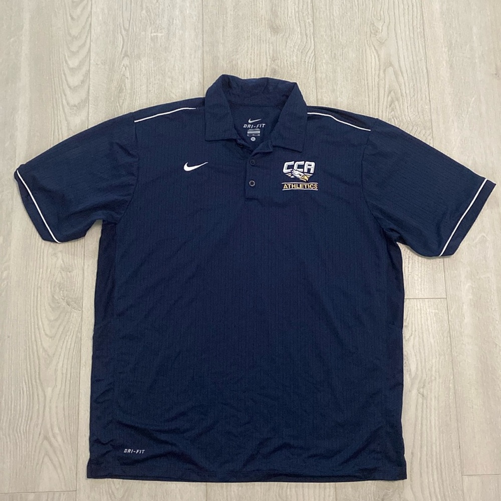 Mens XL Nike dri-fit CCA Athletics golf polo shirt